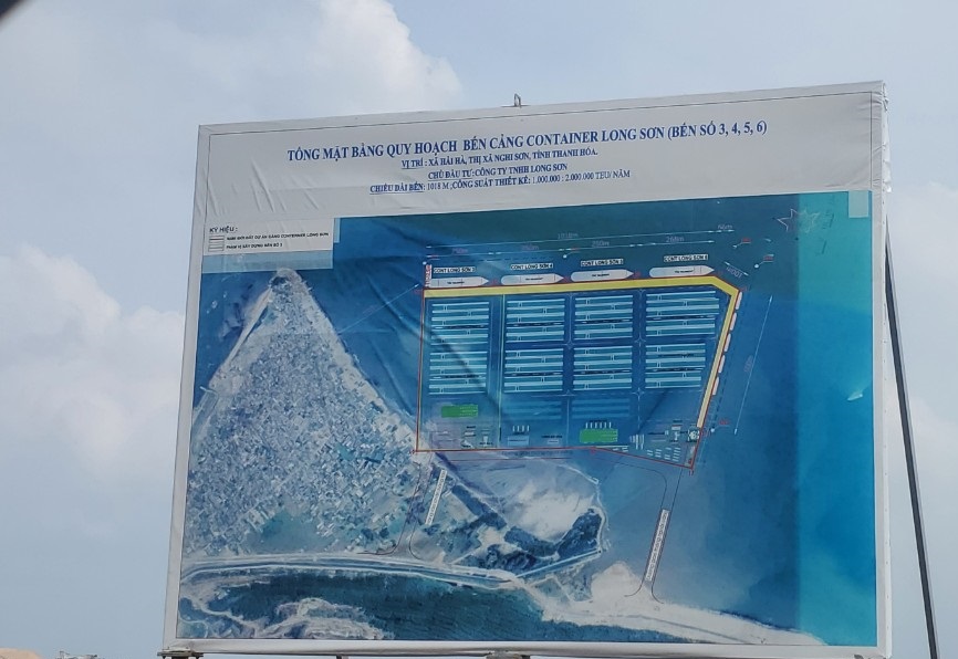 Dự án Cảng Container Long Sơn- Công trình hạ tầng biển quan trọng của khu vực Bắc Trung Bộ và là một trong 10 cảng container lớn nhất của Việt Nam